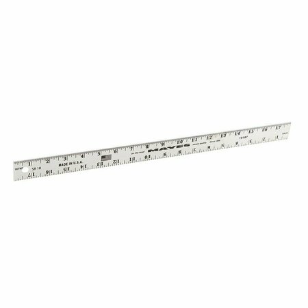 MAYES RULER ALUM STGTEDG 18X1 in. 10187